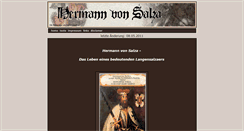 Desktop Screenshot of hermann-von-salza.de
